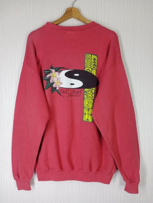 Sun Surf Rare Vintage T&C Surf Hawaii Big Logo Sweatshirt Size US L / EU 52-54 / 3 - 1 Thumbnail