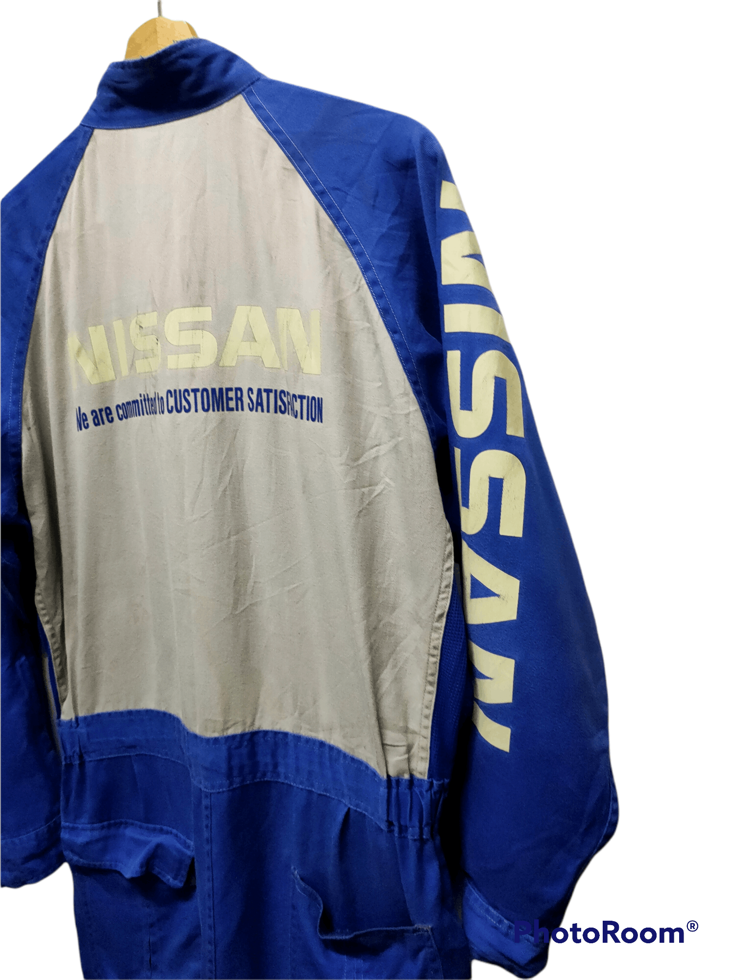 Japanese Brand Nissan vintage overall Moto racing LOGO Size US 33 - 7 Thumbnail