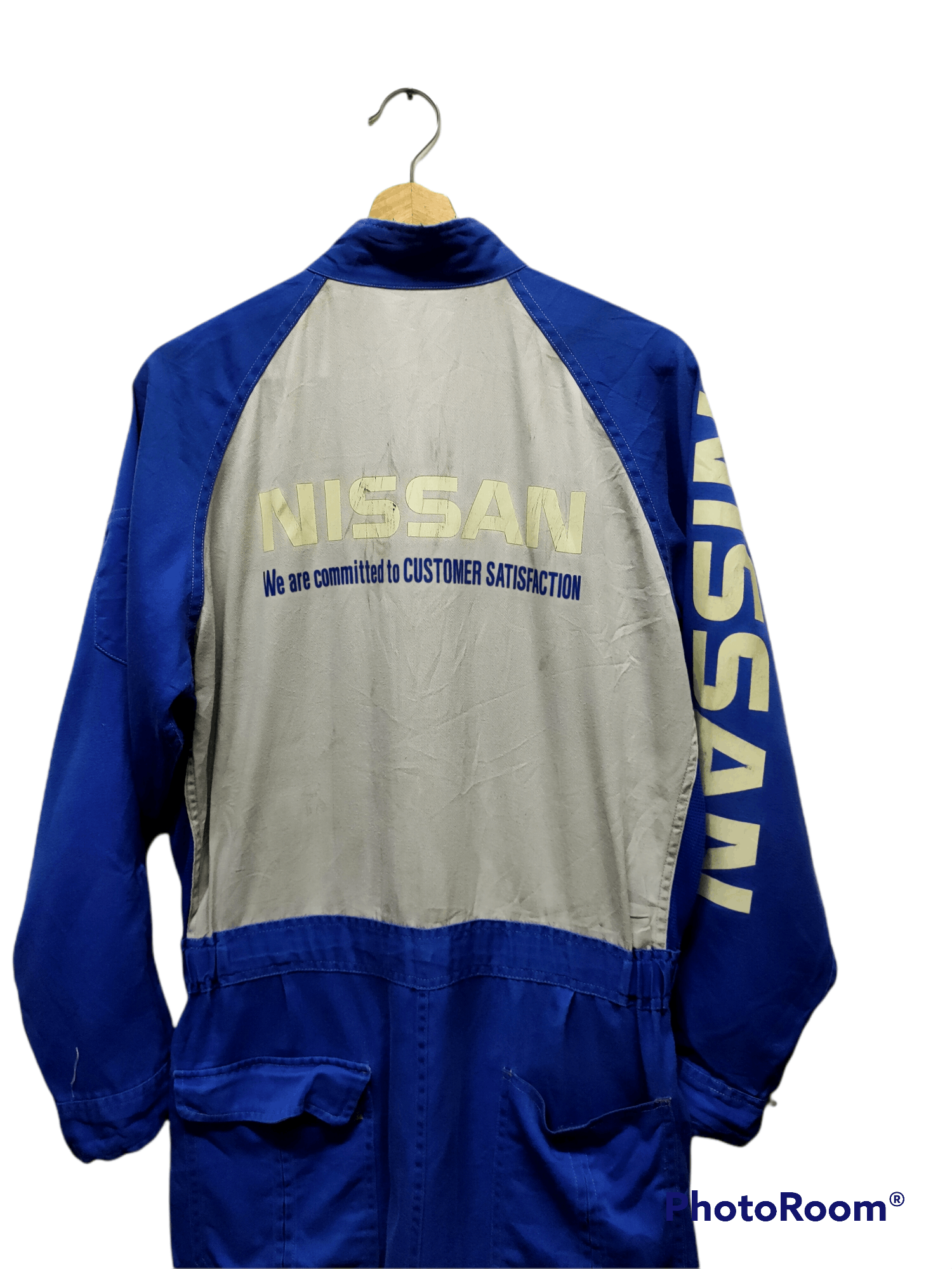 Japanese Brand Nissan vintage overall Moto racing LOGO Size US 33 - 8 Thumbnail