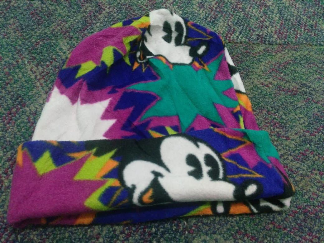 Mickey Mouse Full Print Beanie Hat Made in Japan