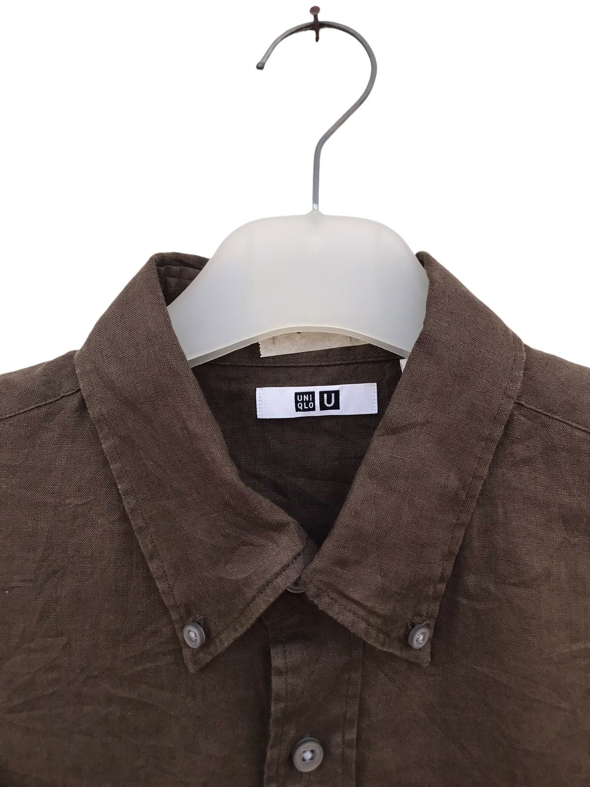 Lemaire × Uniqlo Uniqlo Lemaire Linen Blend Shirt Size US L / EU 52-54 / 3 - 3 Thumbnail