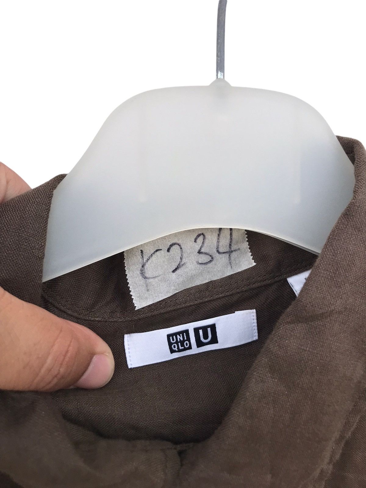 Lemaire × Uniqlo Uniqlo Lemaire Linen Blend Shirt Size US L / EU 52-54 / 3 - 4 Thumbnail