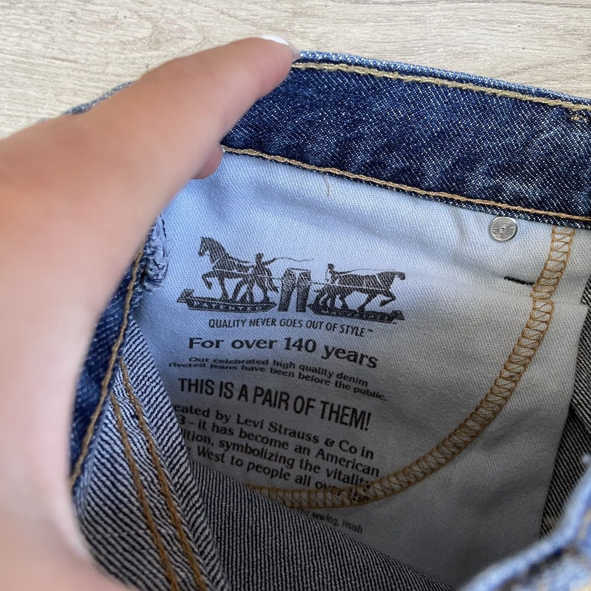 Levi's Vintage 505 Levi’s denim Shorts Size US 32 / EU 48 - 6 Thumbnail