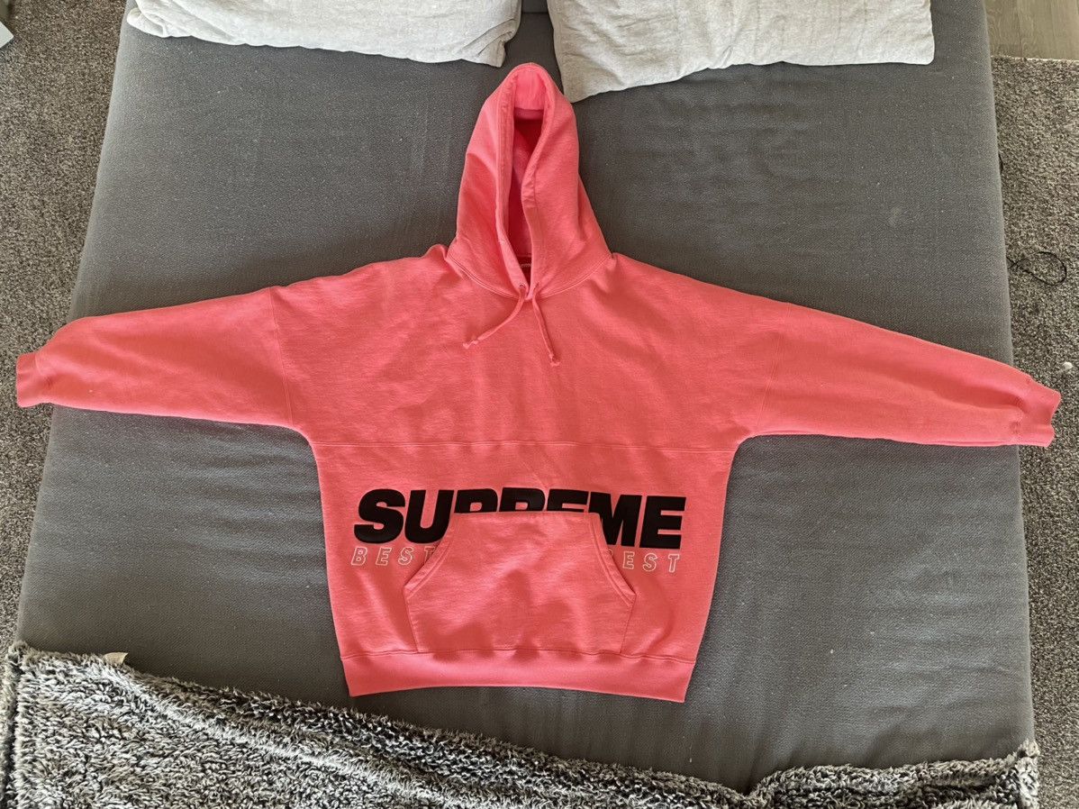 Supreme FW20 PANELED DROP SHOULDER BEST OF THE BEST HOODiE Size US L / EU 52-54 / 3 - 3 Thumbnail