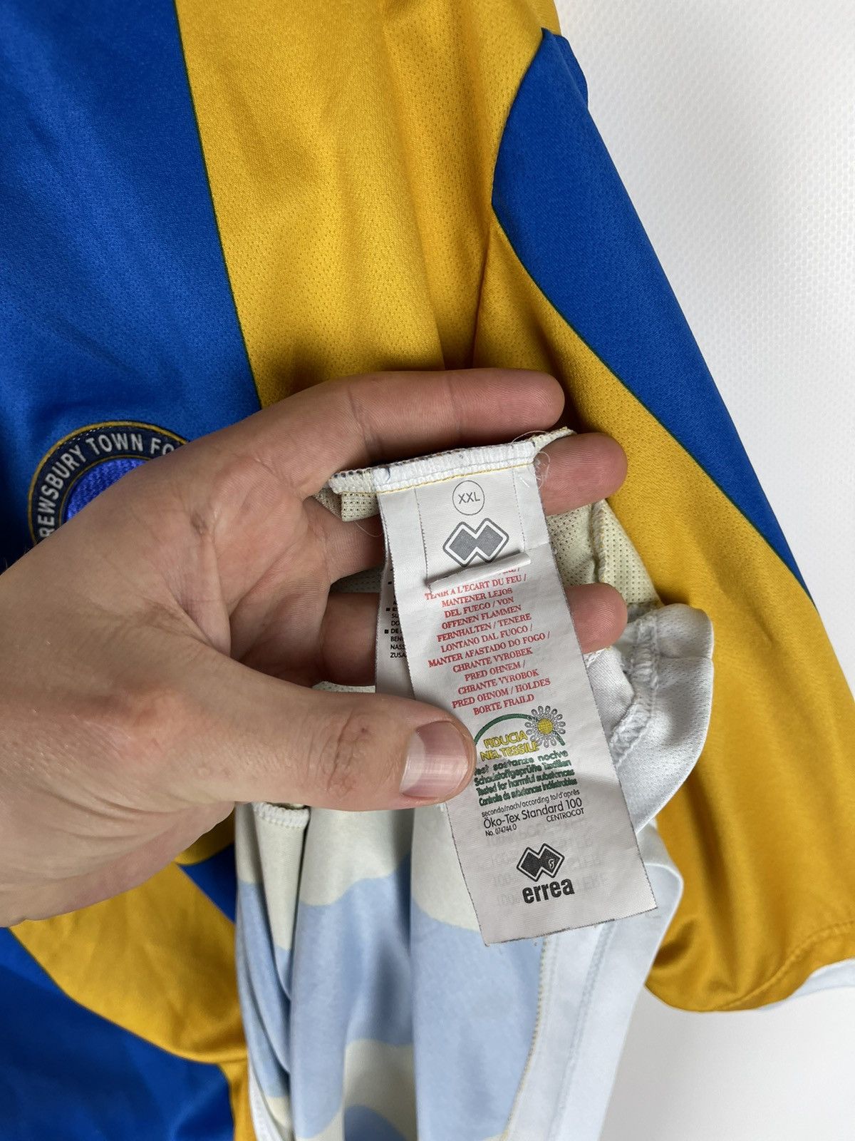 Other Errea Shrewsbury Town 2014 2016 home soccer jersey football Size US XXL / EU 58 / 5 - 8 Thumbnail