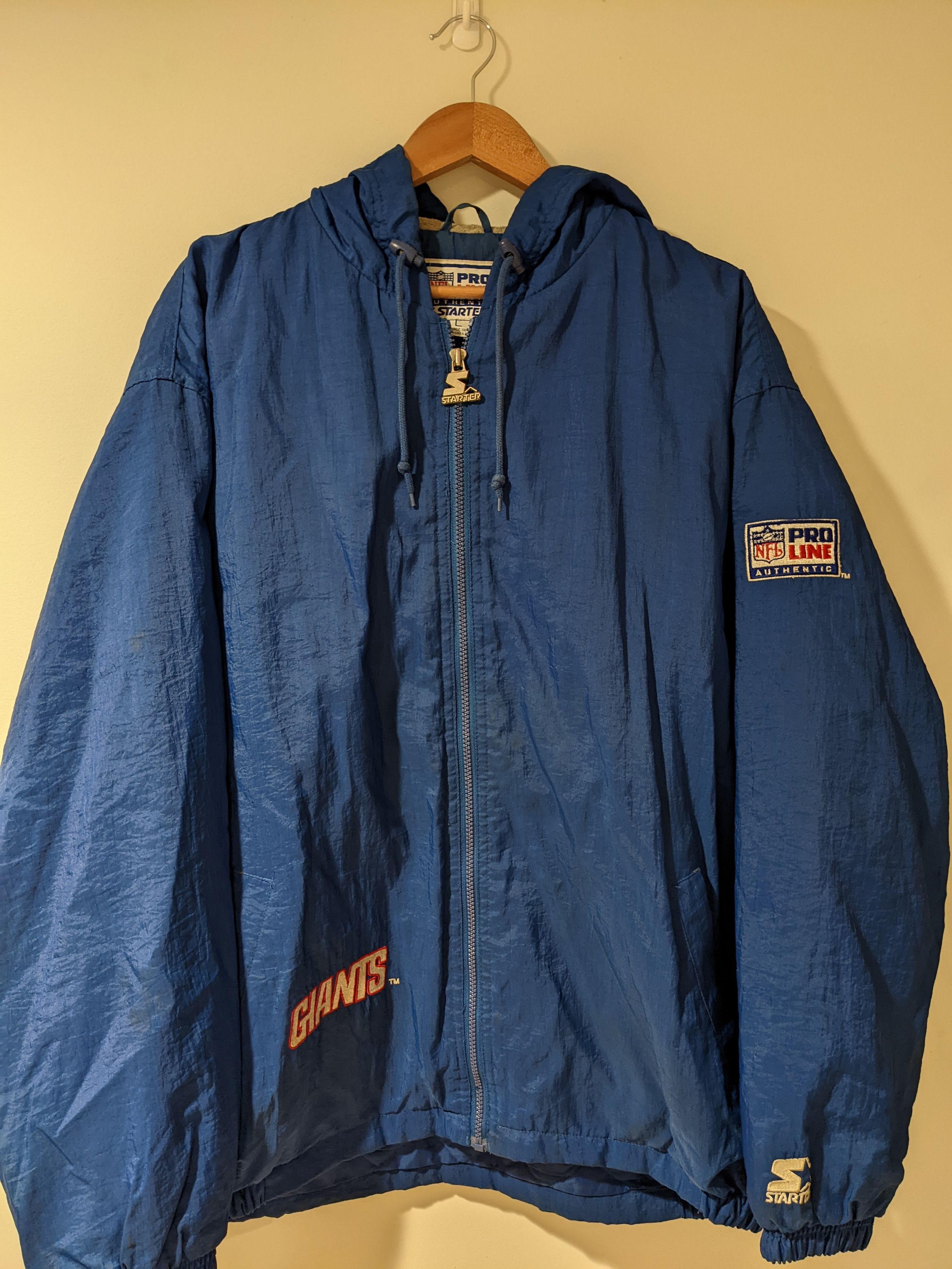 NFL Vintage New York Giants Starter Jacket Size US L / EU 52-54 / 3 - 1 Thumbnail