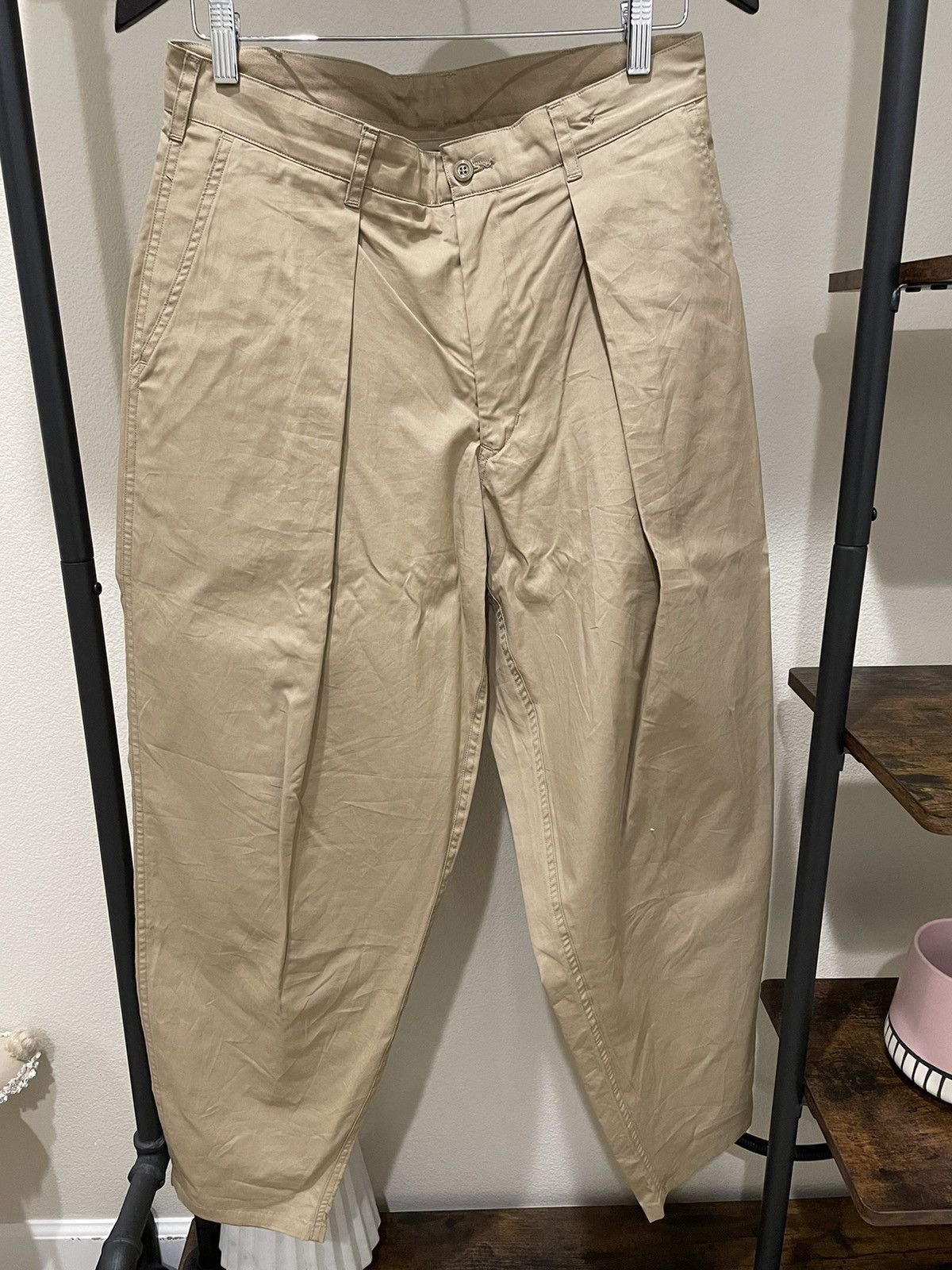image of Monitaly Riding Pants In Vancloth Sateen in Khaki, Men's (Size 32)