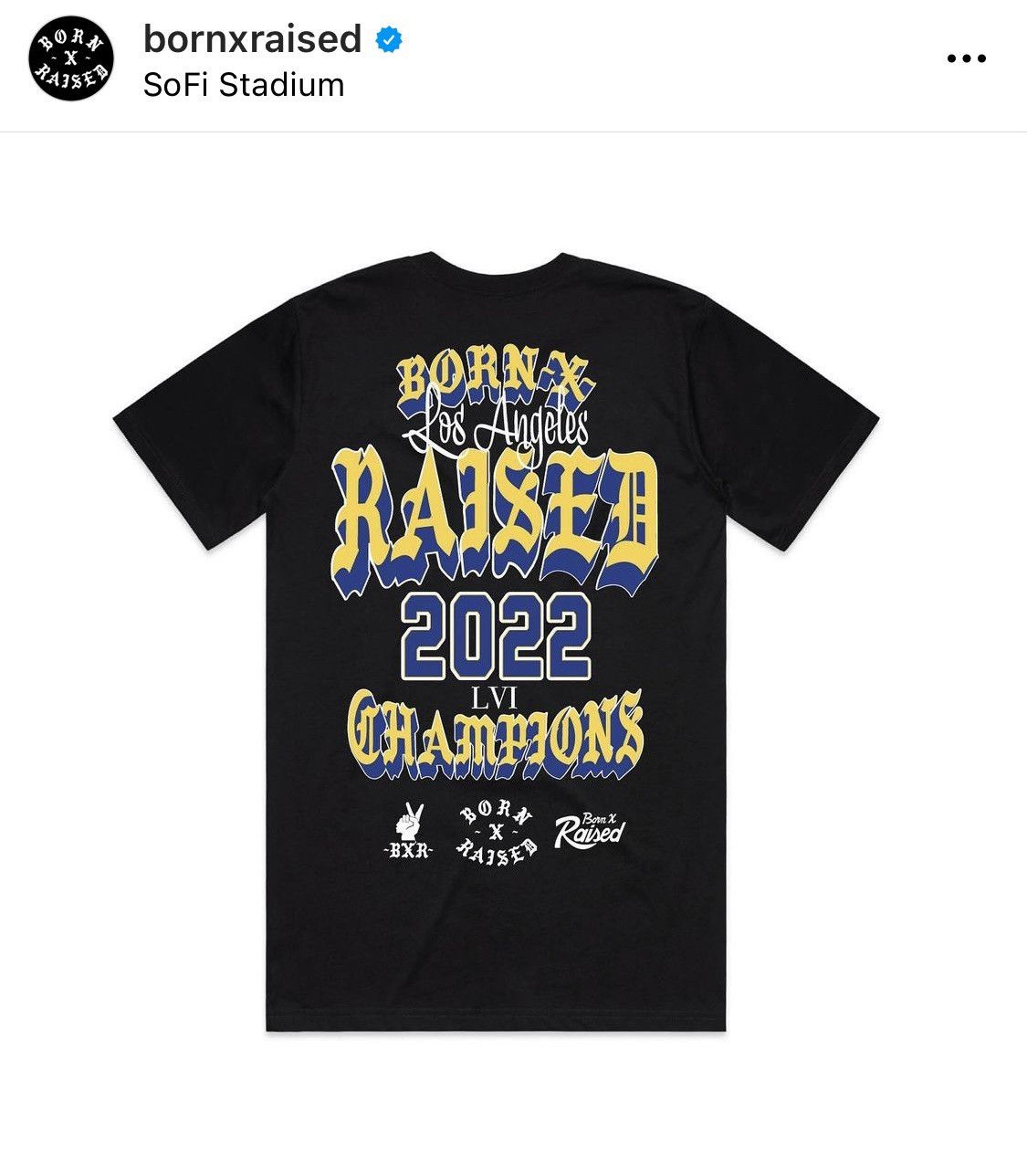 Born X Raised Born X Raised x Los Angeles Rams x NFL