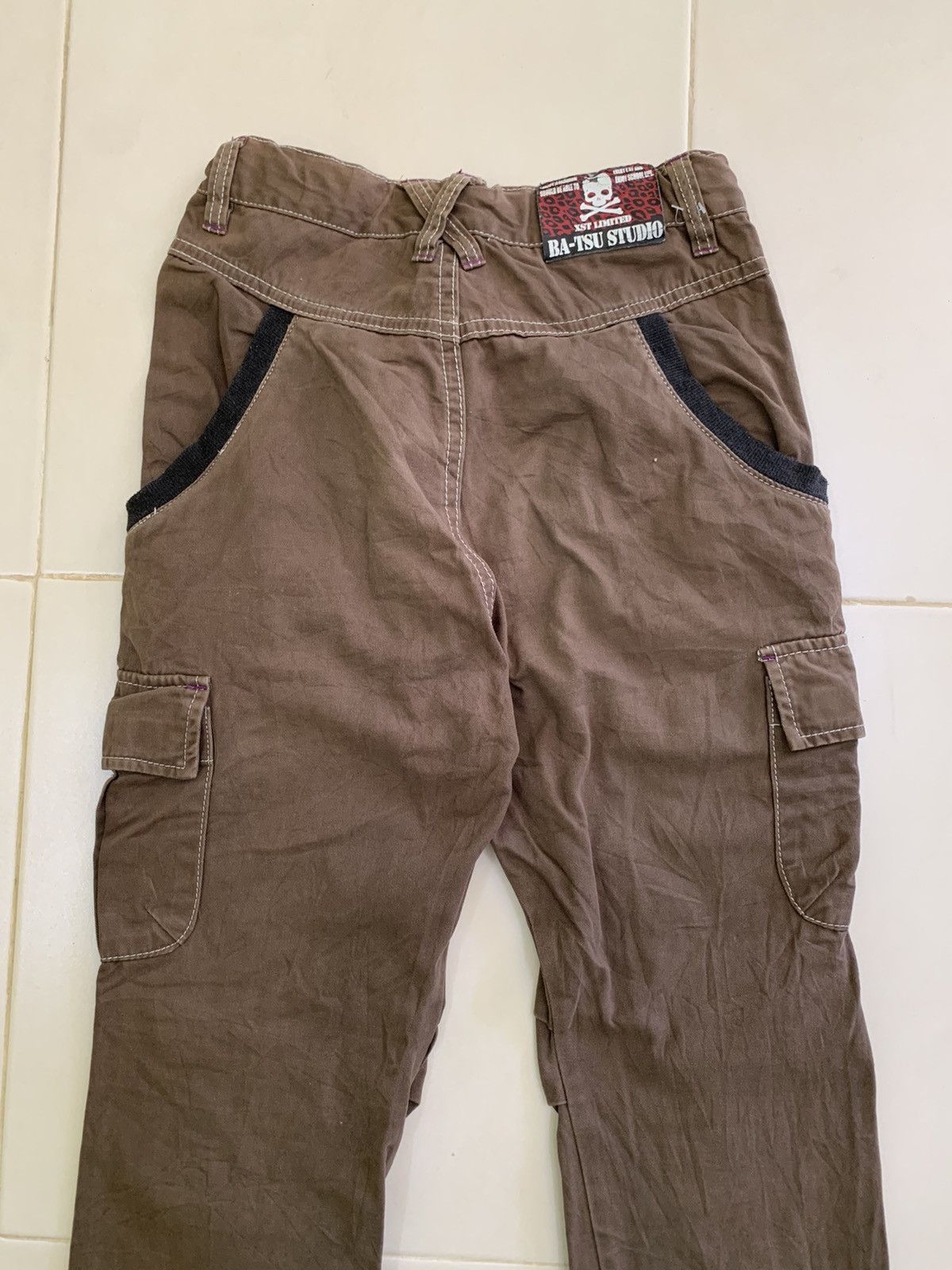 Japanese Brand 🔥Rare🔥Batsu Studio Multipocket Punk Style Pants Size US 27 - 8 Thumbnail