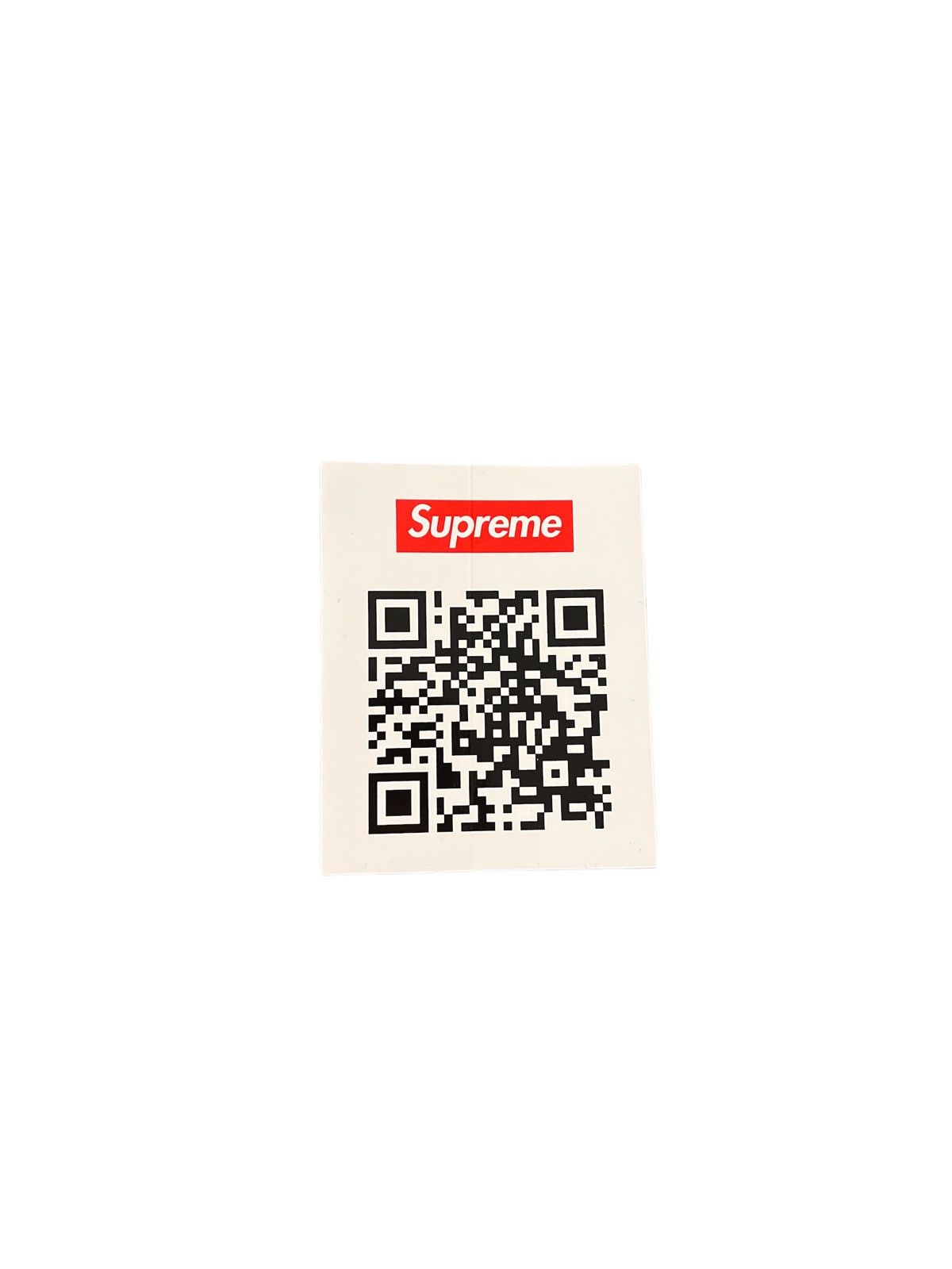 Supreme Supreme Register To Vote QR Code Sticker | Grailed