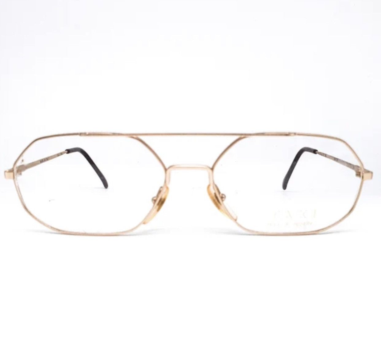 Lunettes Vintage TAXI M-9 By Casanova - Italie Années 90, Taille Large, Couleur Platine