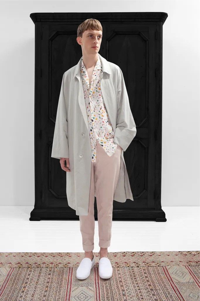 Christophe Lemaire SS13 viscose terrazo shirt, size 4/L Size US L / EU 52-54 / 3 - 6 Thumbnail