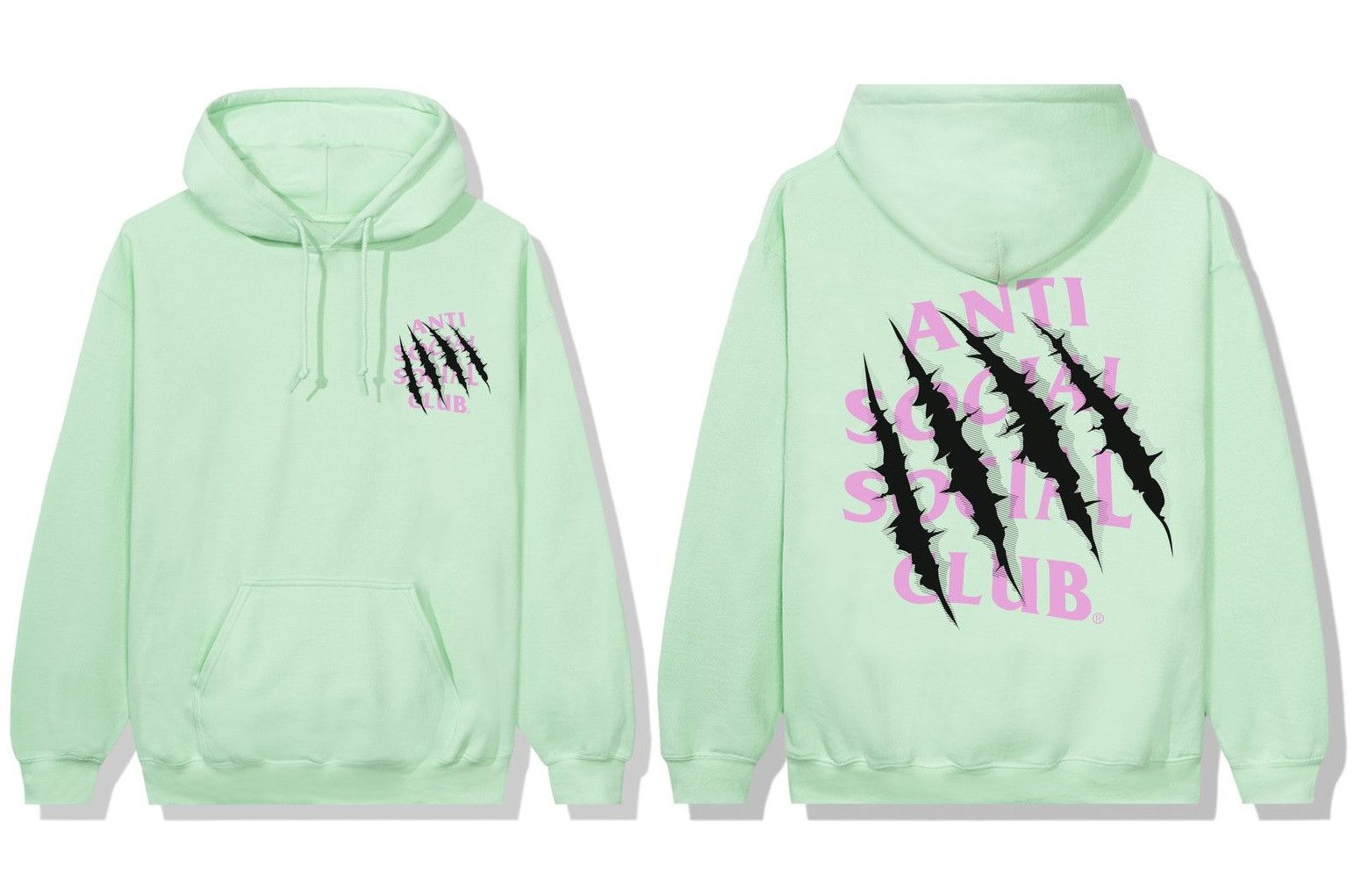 DS Pink ASSC After Us Mint Hoodie BAPE KITH KAWS FTP FOG CDG