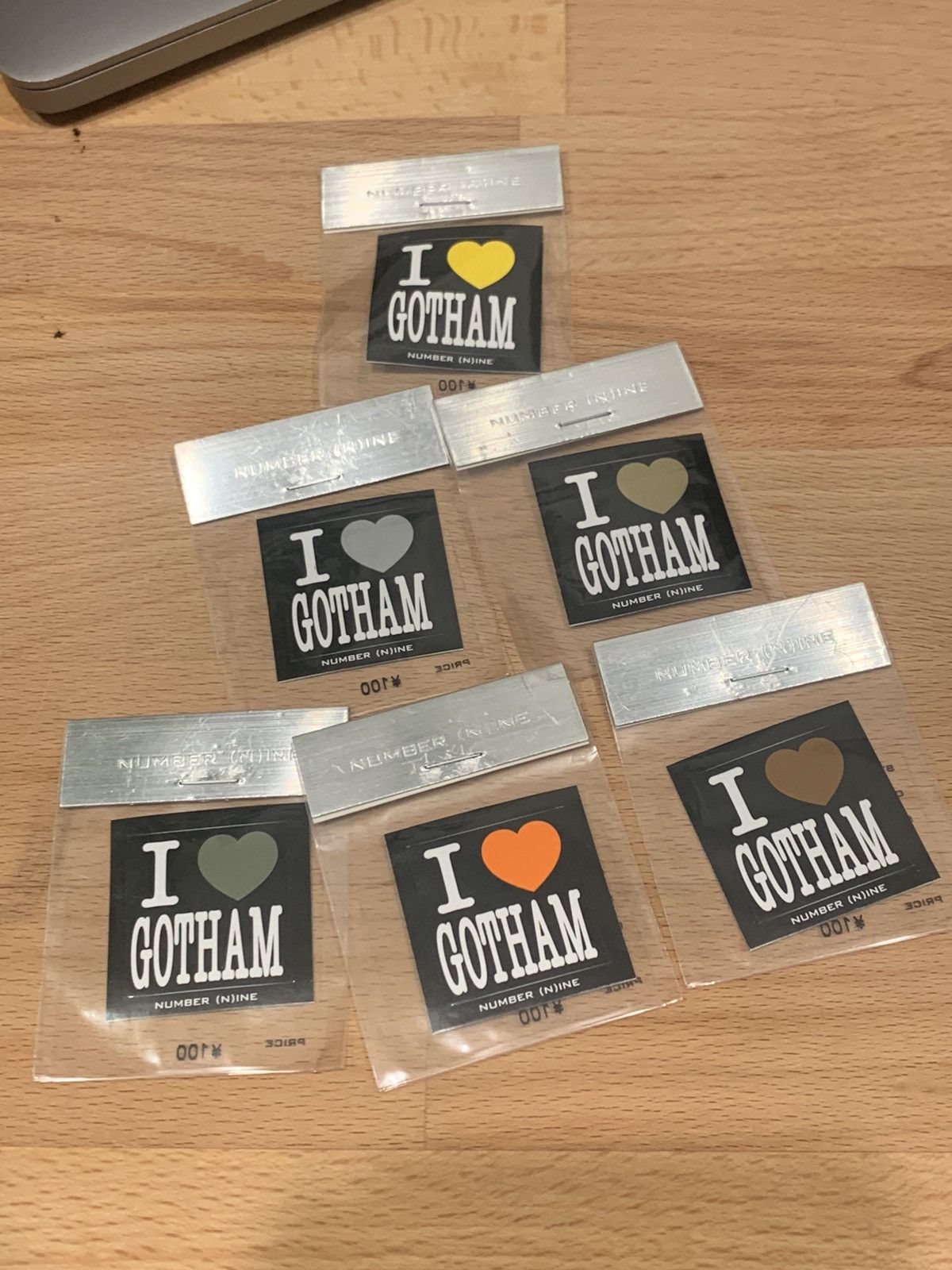 Number (N)ine RARE Number (N)ine I Love Gotham Sticker Set | Grailed