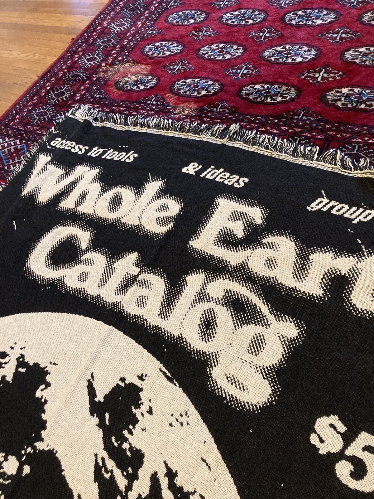 Boot Boyz Biz Whole Earth Catalog Knit Blanket | Grailed