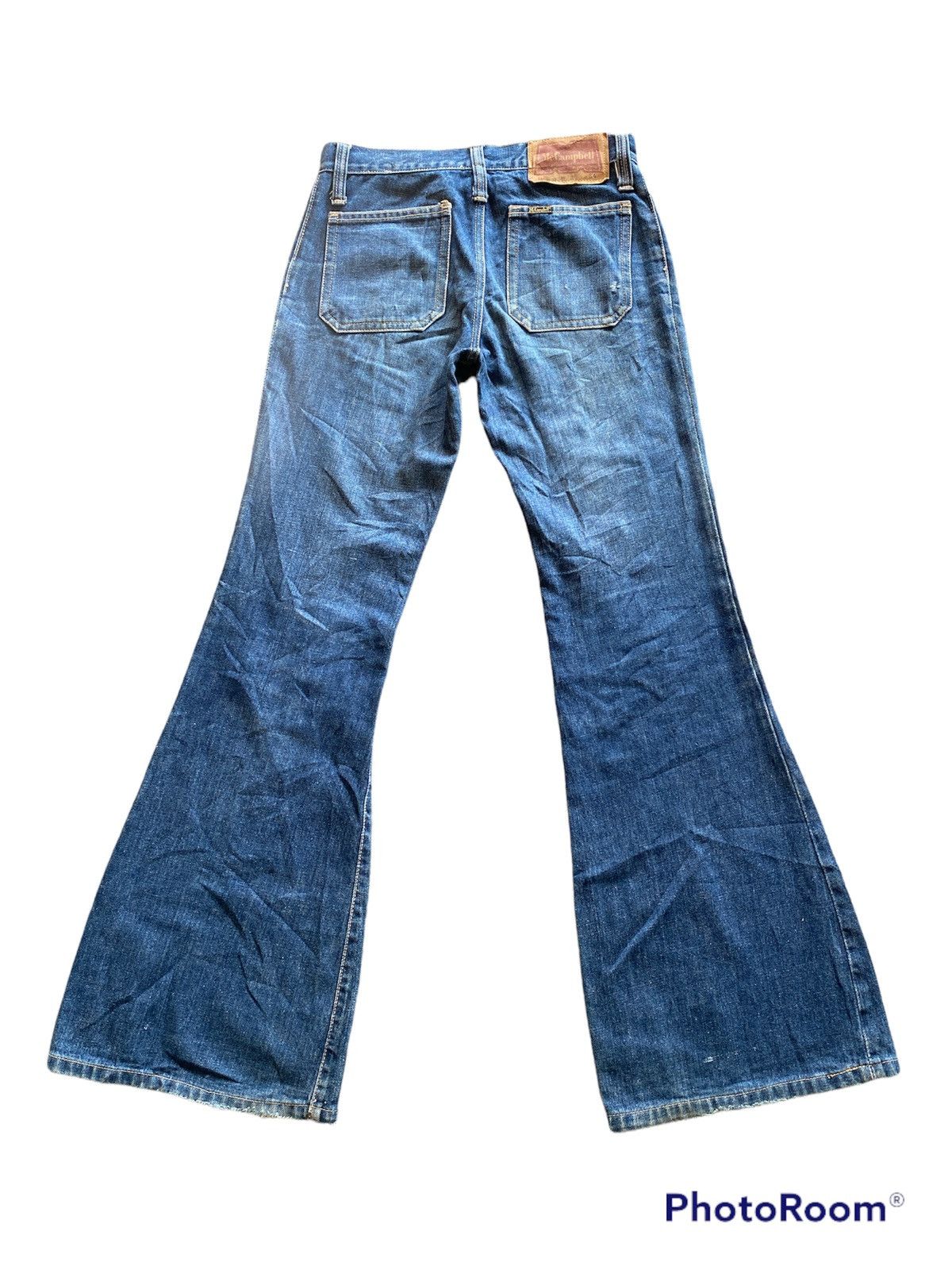 If Six Was Nine × Japanese Brand × Vintage 💥last call💥Flare Jeans Vintage 70s McCampbell America Size US 28 / EU 44 - 4 Thumbnail