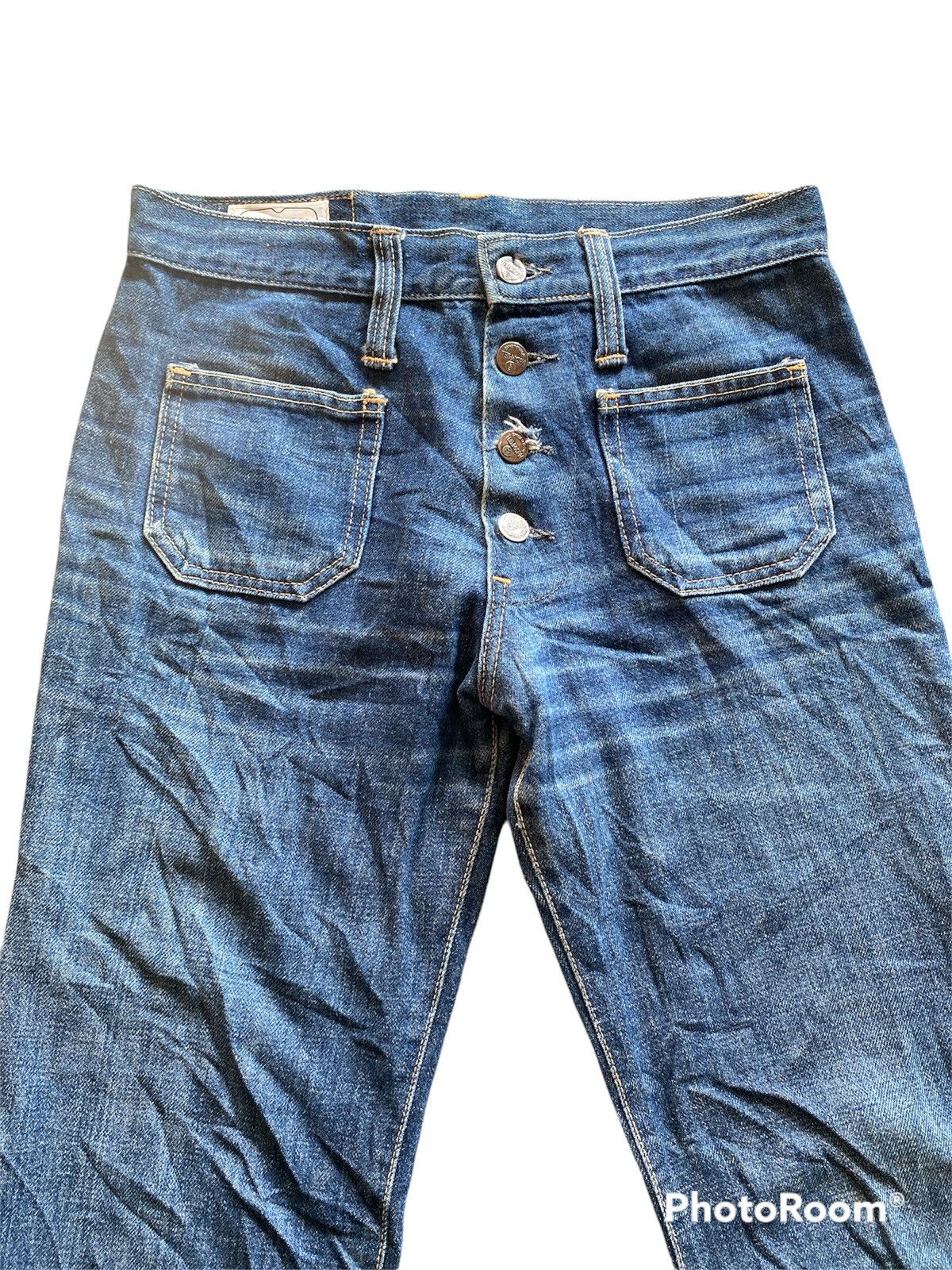 If Six Was Nine × Japanese Brand × Vintage 💥last call💥Flare Jeans Vintage 70s McCampbell America Size US 28 / EU 44 - 2 Thumbnail