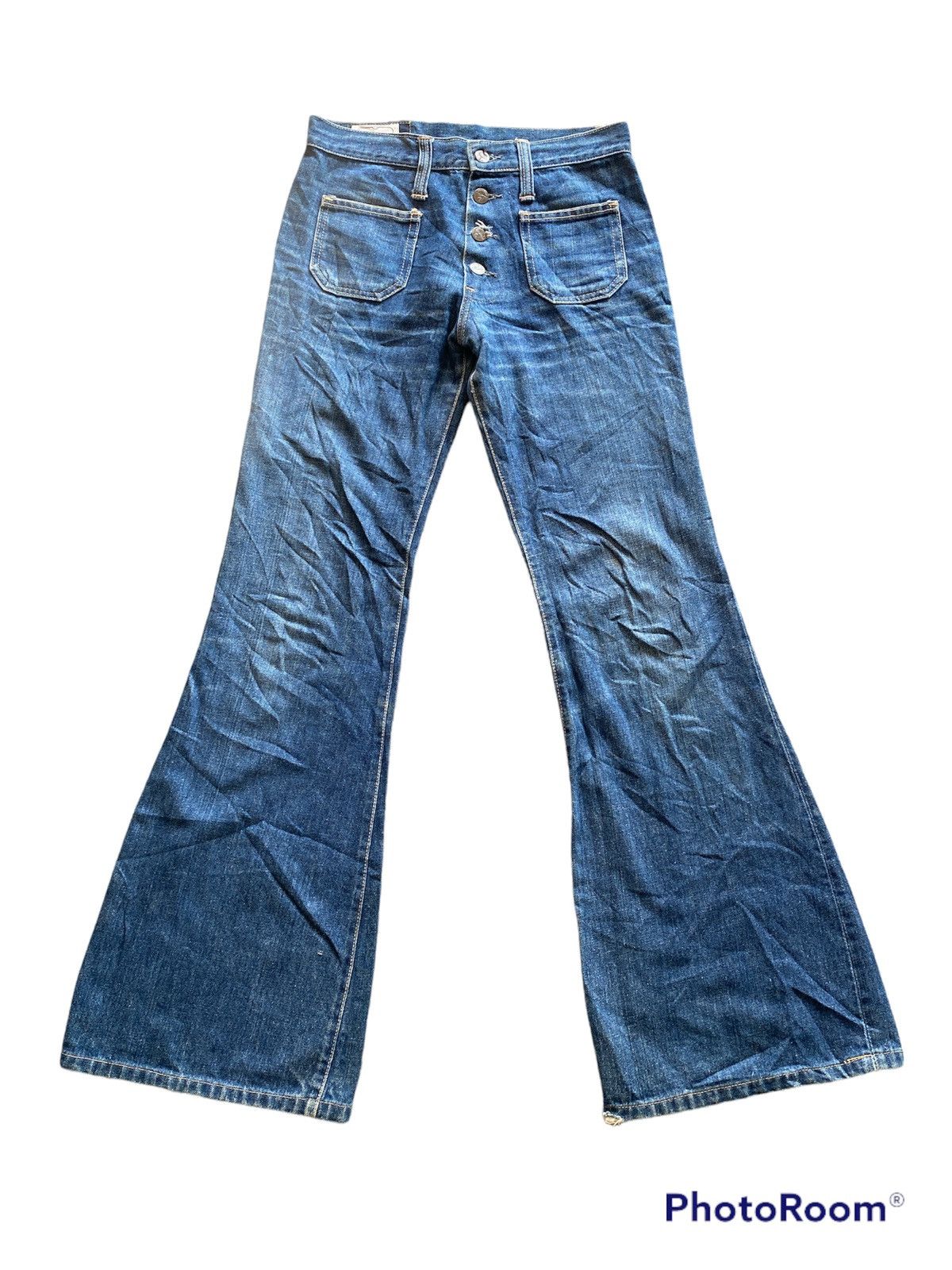 If Six Was Nine × Japanese Brand × Vintage 💥last call💥Flare Jeans Vintage 70s McCampbell America Size US 28 / EU 44 - 1 Thumbnail