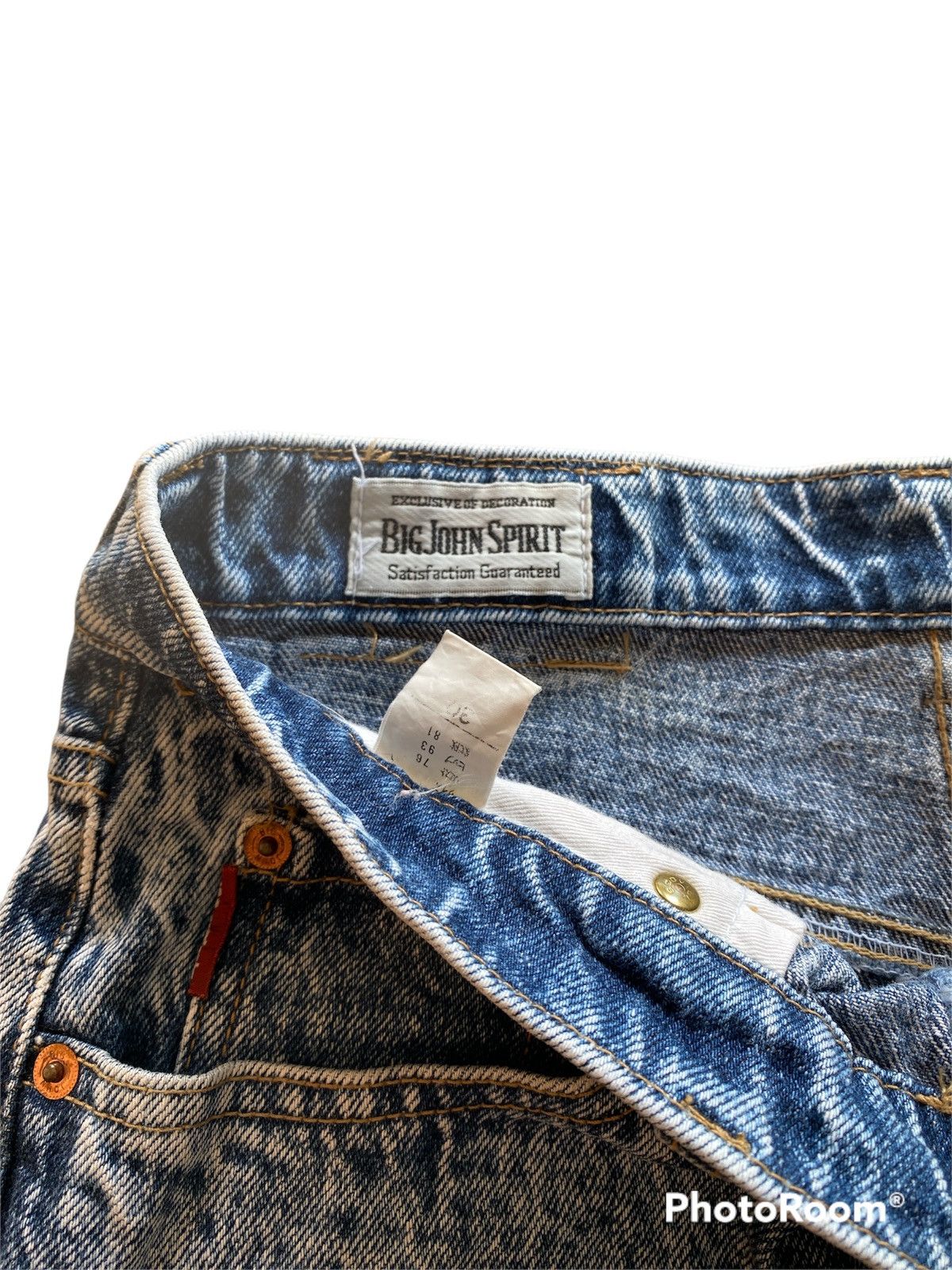 Big John × Hysteric Glamour × Tornado Mart Vintage Big John Spirit Exclusive Acid Stone Washed Denim Size US 29 - 3 Thumbnail