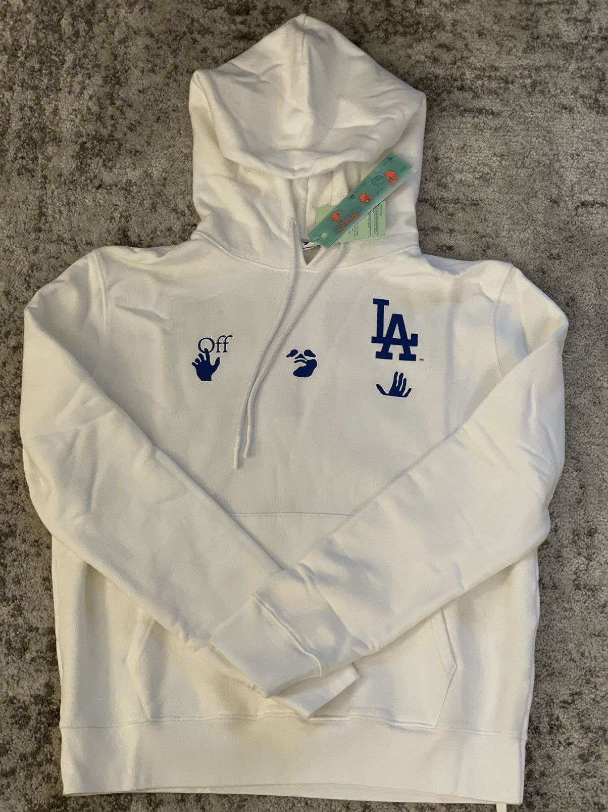 Off-White x MLB La Dodger Hoodie L