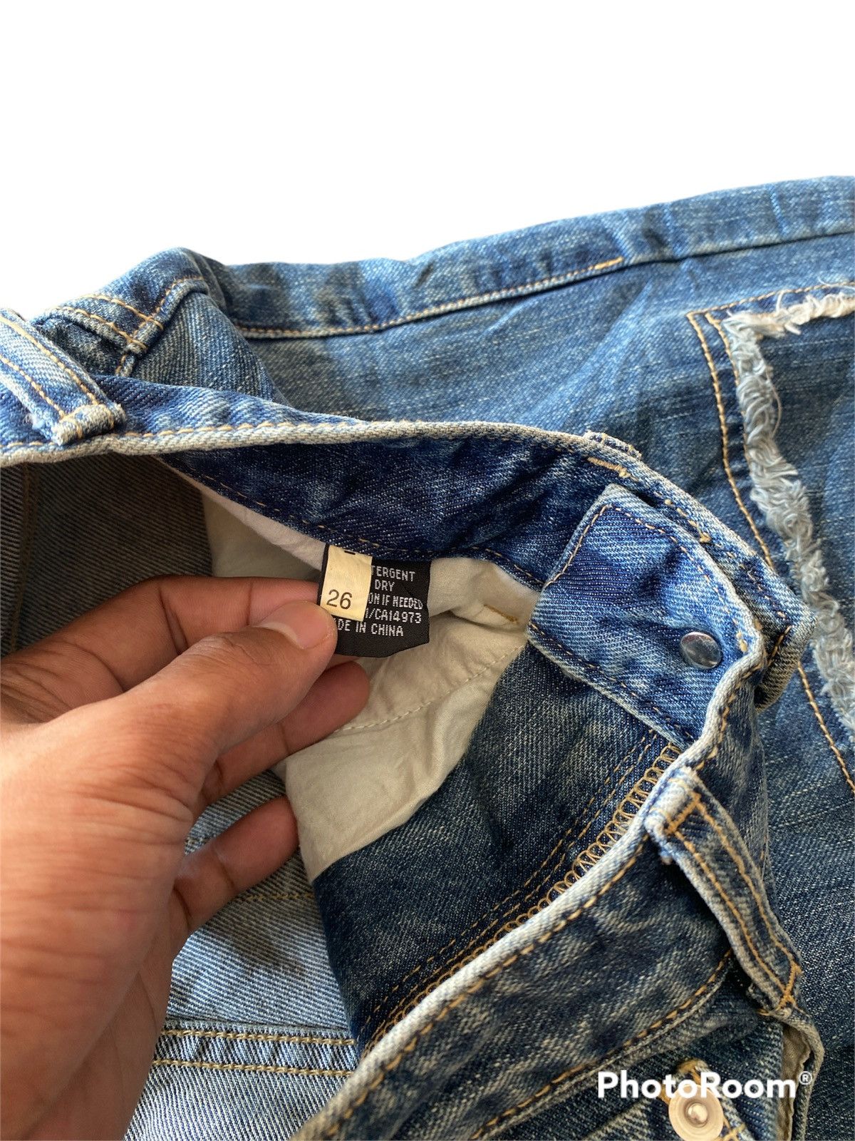 Hysteric Glamour Japanese Jeans Von Dutch Patches Jeans Size US 26 / EU 42 - 5 Thumbnail