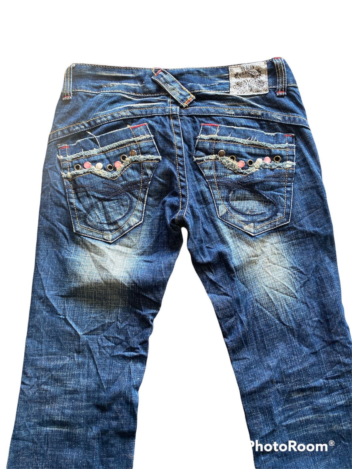 Hysteric Glamour × If Six Was Nine × Japanese Brand 🔥FLARE🔥Japanese Red Pepper Low Rise Boot Cut Size 27" / US 4 / IT 40 - 5 Thumbnail