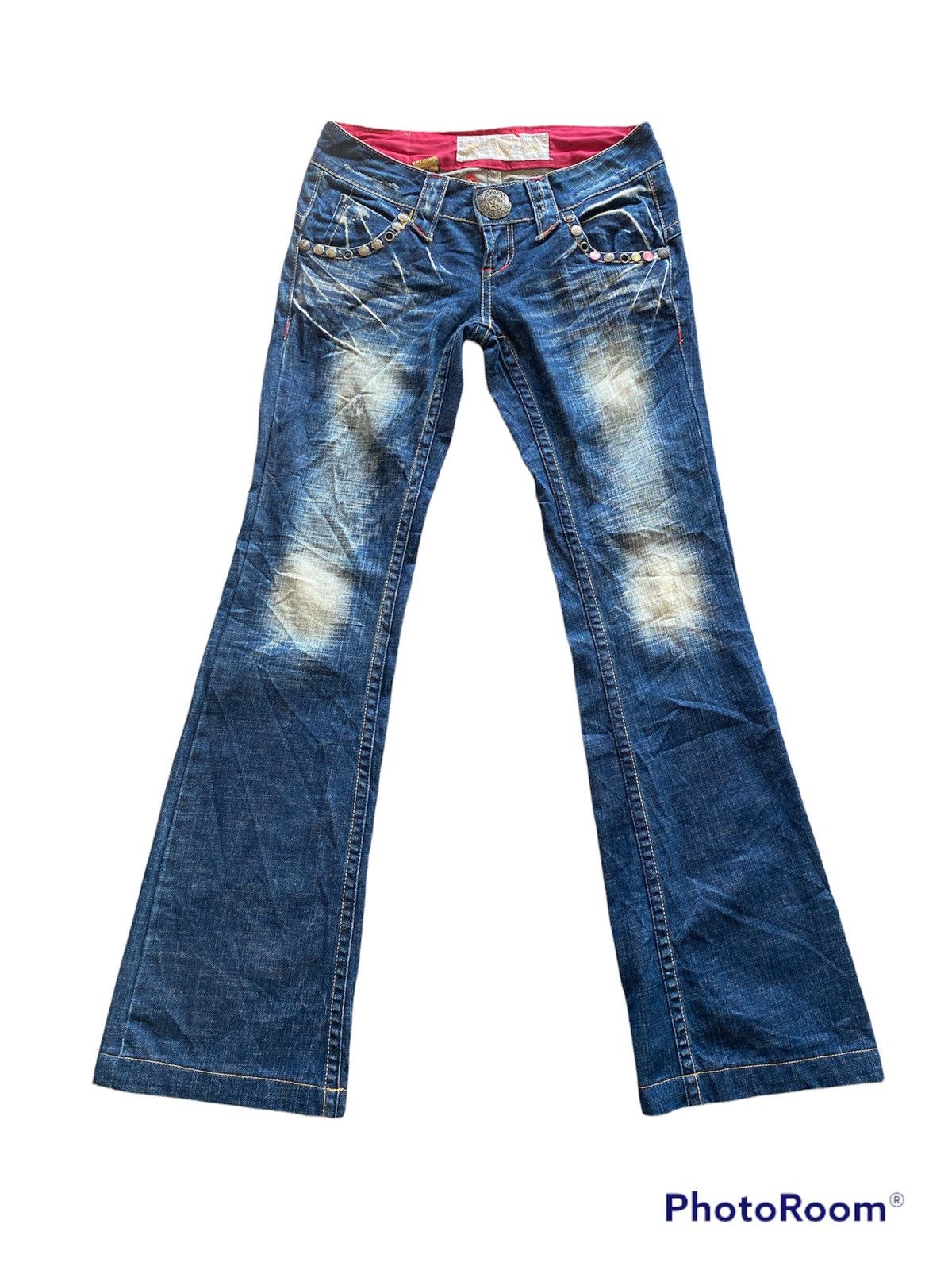 Hysteric Glamour × If Six Was Nine × Japanese Brand 🔥FLARE🔥Japanese Red Pepper Low Rise Boot Cut Size 27" / US 4 / IT 40 - 1 Thumbnail