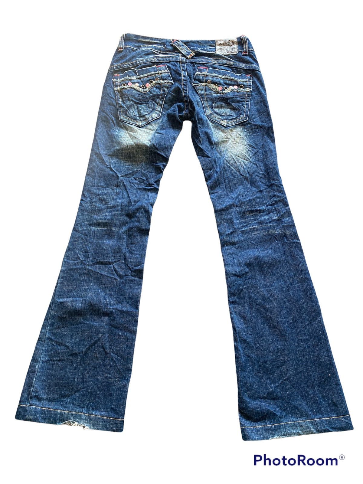 Hysteric Glamour × If Six Was Nine × Japanese Brand 🔥FLARE🔥Japanese Red Pepper Low Rise Boot Cut Size 27" / US 4 / IT 40 - 4 Thumbnail