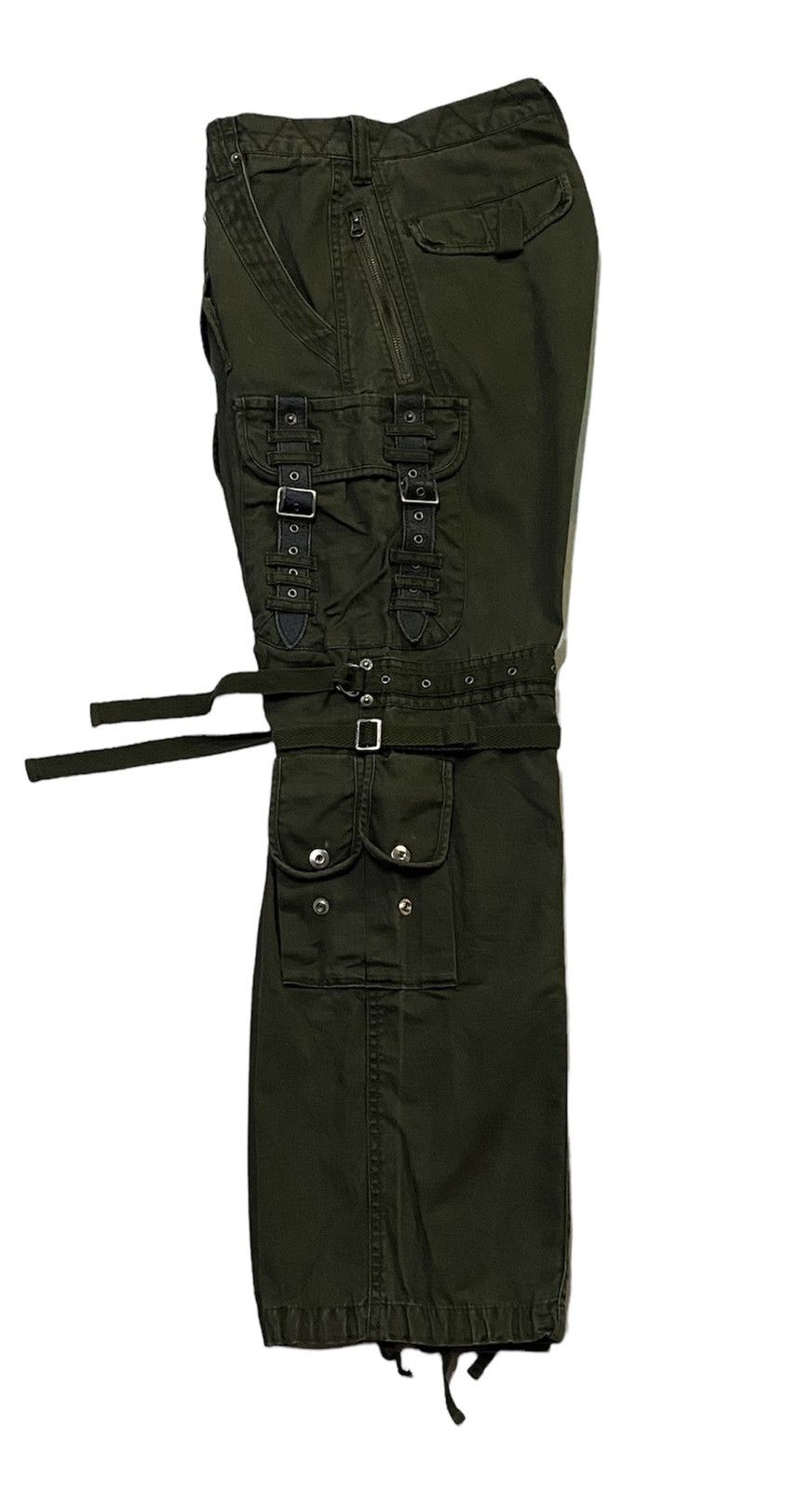 Japanese Brand PPFM Stylish Military Multi-Pockets Wild Cargo Pants Size US 31 - 25 Thumbnail