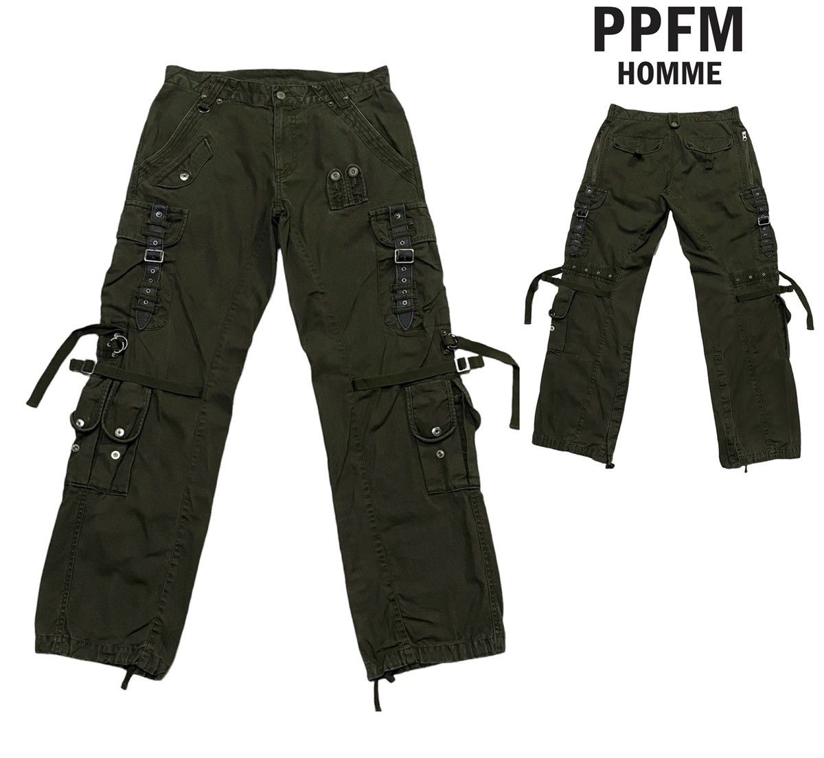 パンツ vintage ppfm pocket design cargo pants Ppfm Cargo Pants | Grailed