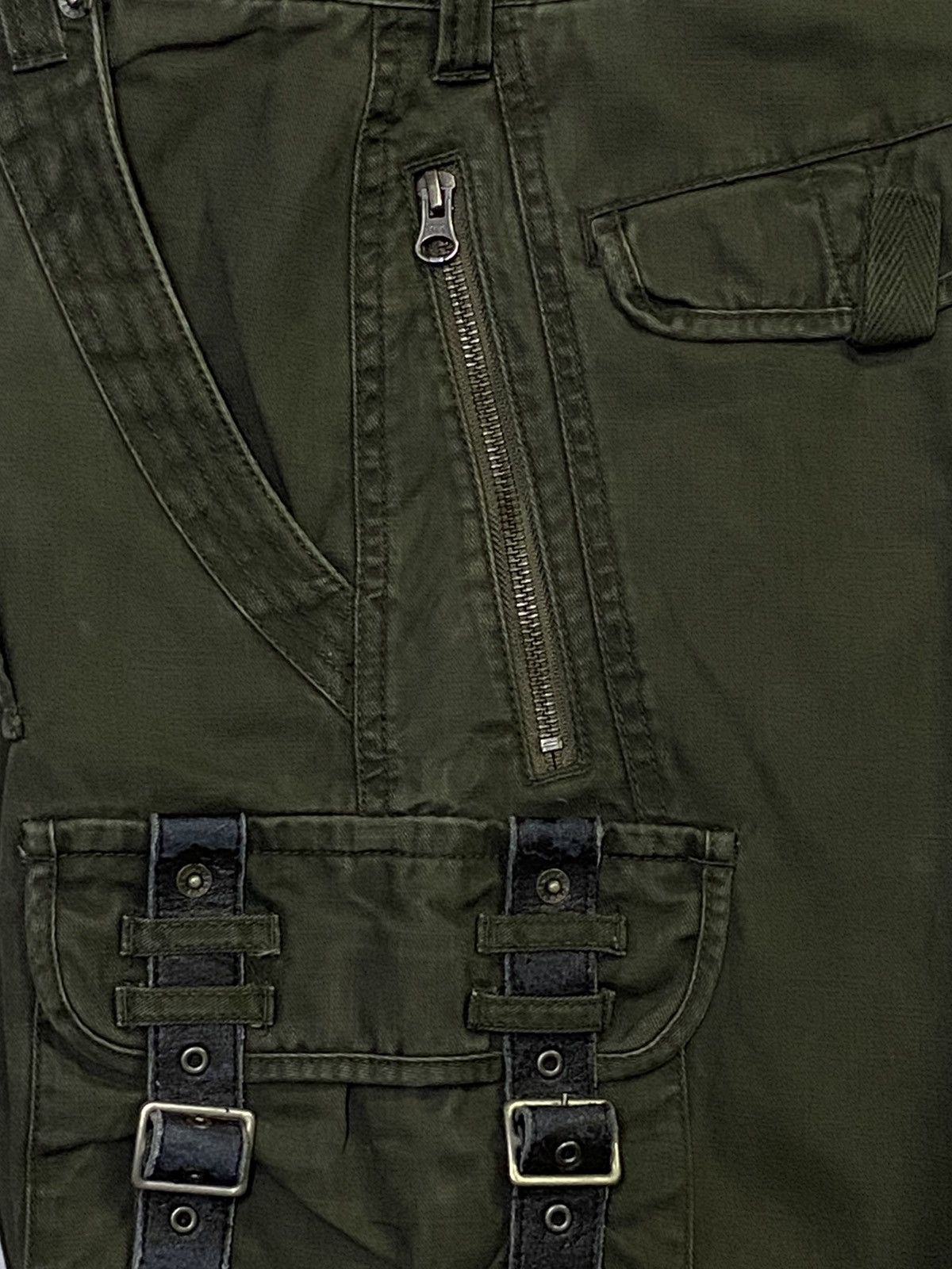 Japanese Brand PPFM Stylish Military Multi-Pockets Wild Cargo Pants Size US 31 - 24 Thumbnail