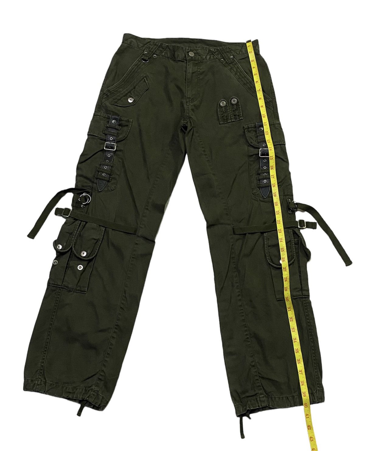 Japanese Brand PPFM Stylish Military Multi-Pockets Wild Cargo Pants Size US 31 - 6 Thumbnail