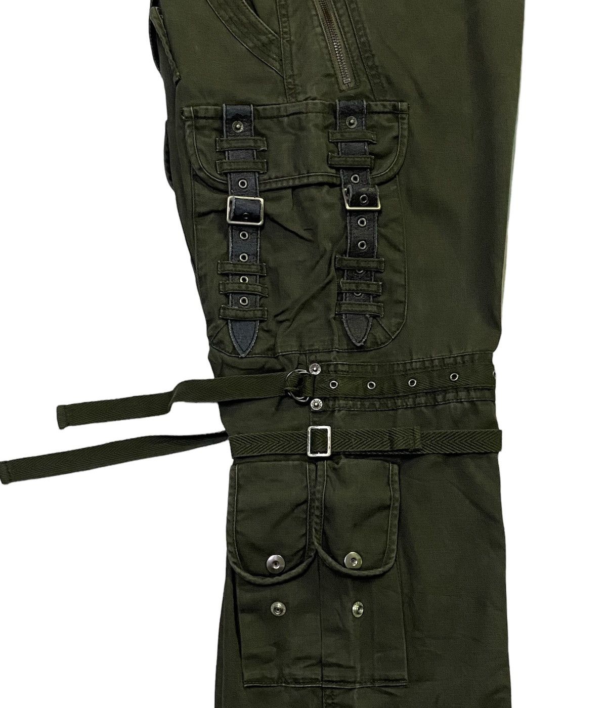 Japanese Brand PPFM Stylish Military Multi-Pockets Wild Cargo Pants Size US 31 - 19 Thumbnail