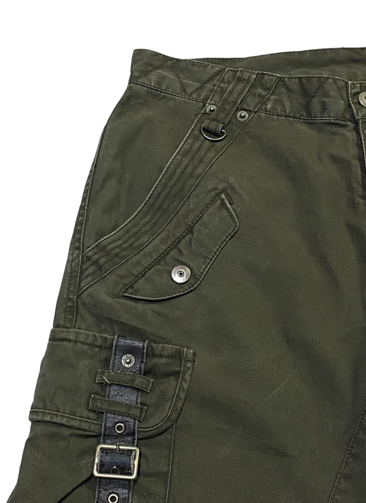 Japanese Brand PPFM Stylish Military Multi-Pockets Wild Cargo Pants Size US 31 - 16 Thumbnail