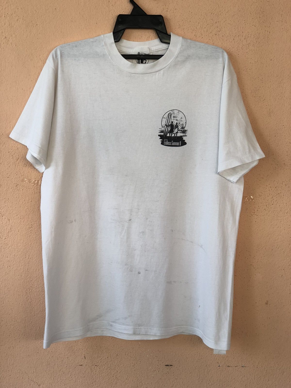Billabong Vintage 90s Endless Summer 2 Movie Distressed Tee Size US L / EU 52-54 / 3 - 5 Thumbnail