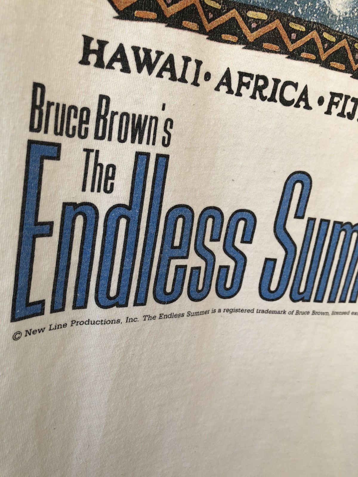 Billabong Vintage 90s Endless Summer 2 Movie Distressed Tee Size US L / EU 52-54 / 3 - 4 Thumbnail