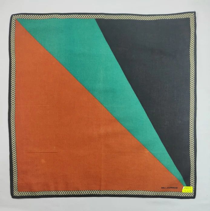 Mr. Junko × Vintage Mr. Junko Handkerchief/ Neckerchief/ Bandana - 3F2057 Size ONE SIZE - 3 Thumbnail