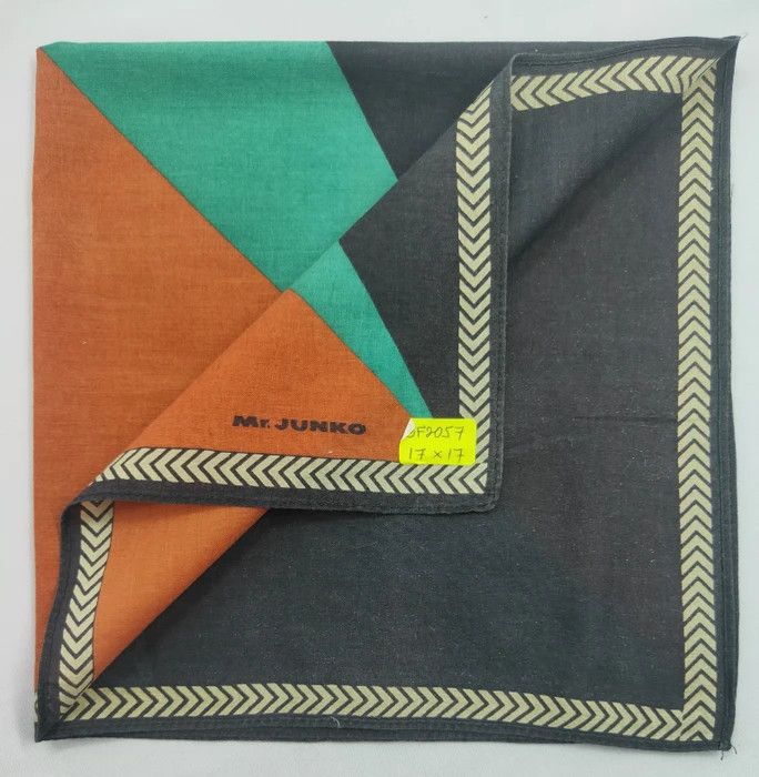 Mr. Junko × Vintage Mr. Junko Handkerchief/ Neckerchief/ Bandana - 3F2057 Size ONE SIZE - 2 Thumbnail