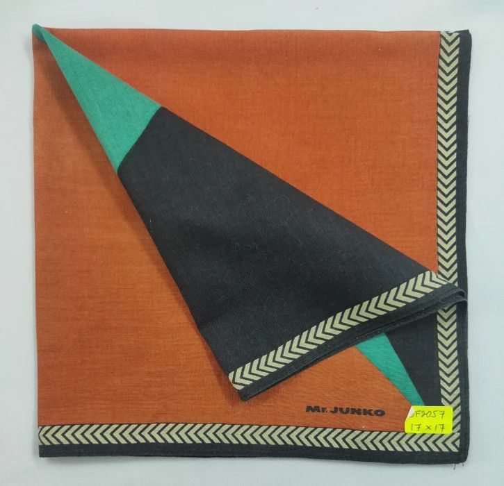 Mr. Junko × Vintage Mr. Junko Handkerchief/ Neckerchief/ Bandana - 3F2057 Size ONE SIZE - 1 Thumbnail