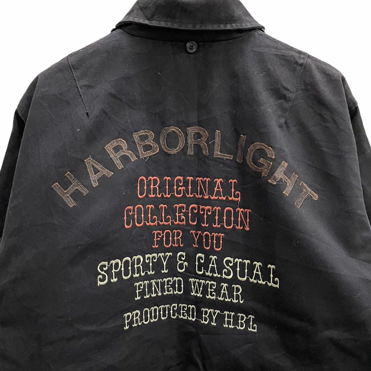 Japanese Brand × Vintage 💥90s HARBORLIGHT BOMBER VARSITY STREET JACKET Size US M / EU 48-50 / 2 - 3 Thumbnail