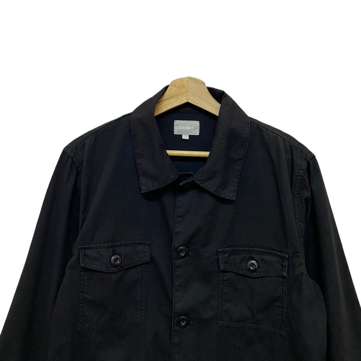 Beams Plus × Japanese Brand × Vintage 🔥BEAMS JAPAN MULTI POCKET WORKERS BUTTON STYLE SHIRT Size US S / EU 44-46 / 1 - 6 Thumbnail
