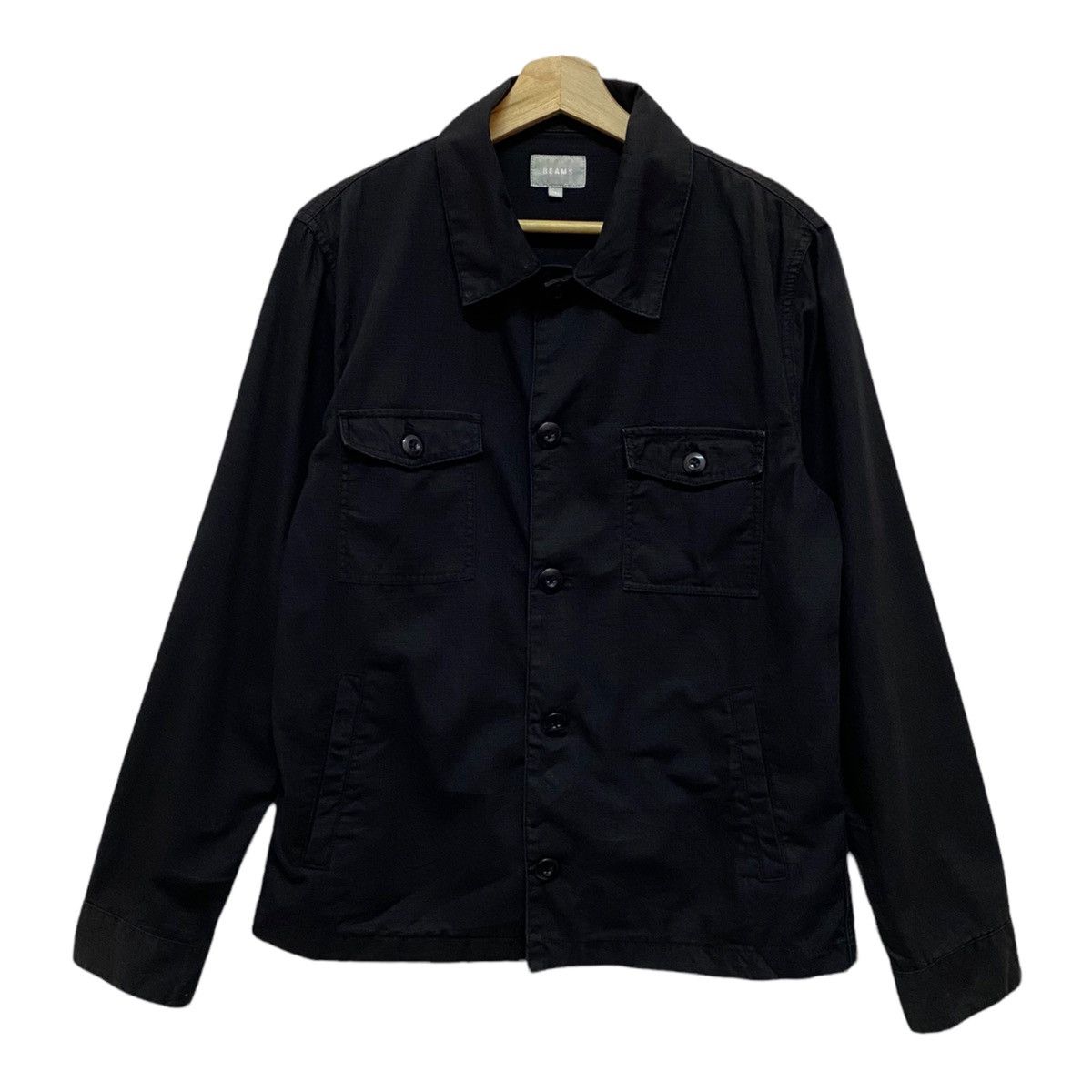 Beams Plus × Japanese Brand × Vintage 🔥BEAMS JAPAN MULTI POCKET WORKERS BUTTON STYLE SHIRT Size US S / EU 44-46 / 1 - 7 Thumbnail