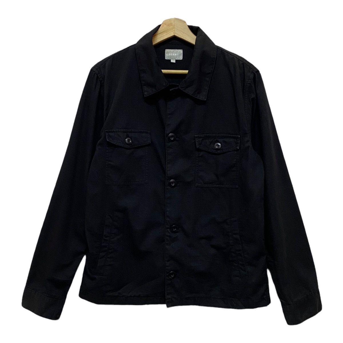 Beams Plus × Japanese Brand × Vintage 🔥BEAMS JAPAN MULTI POCKET WORKERS BUTTON STYLE SHIRT Size US S / EU 44-46 / 1 - 2 Thumbnail