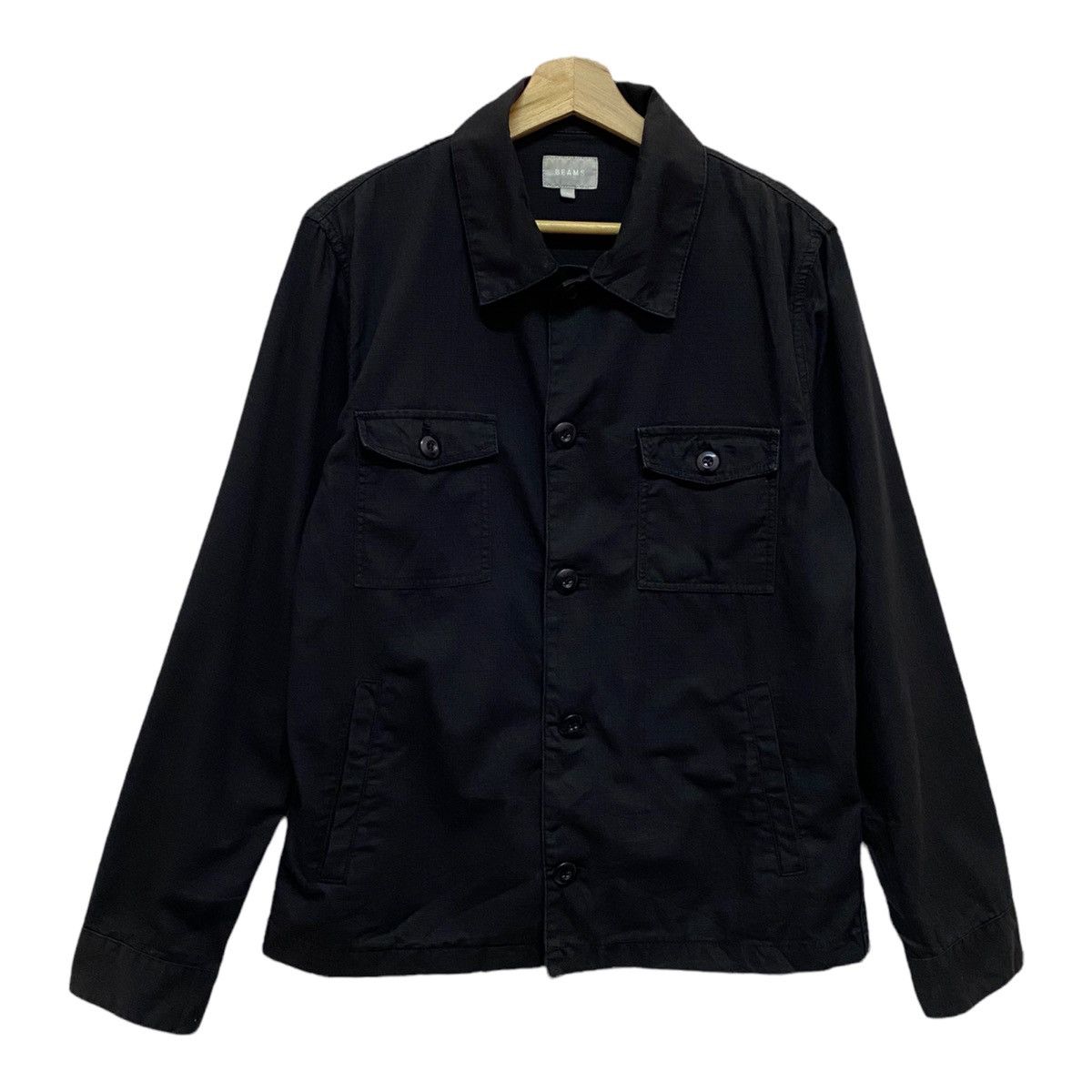Beams Plus × Japanese Brand × Vintage 🔥BEAMS JAPAN MULTI POCKET WORKERS BUTTON STYLE SHIRT Size US S / EU 44-46 / 1 - 1 Thumbnail