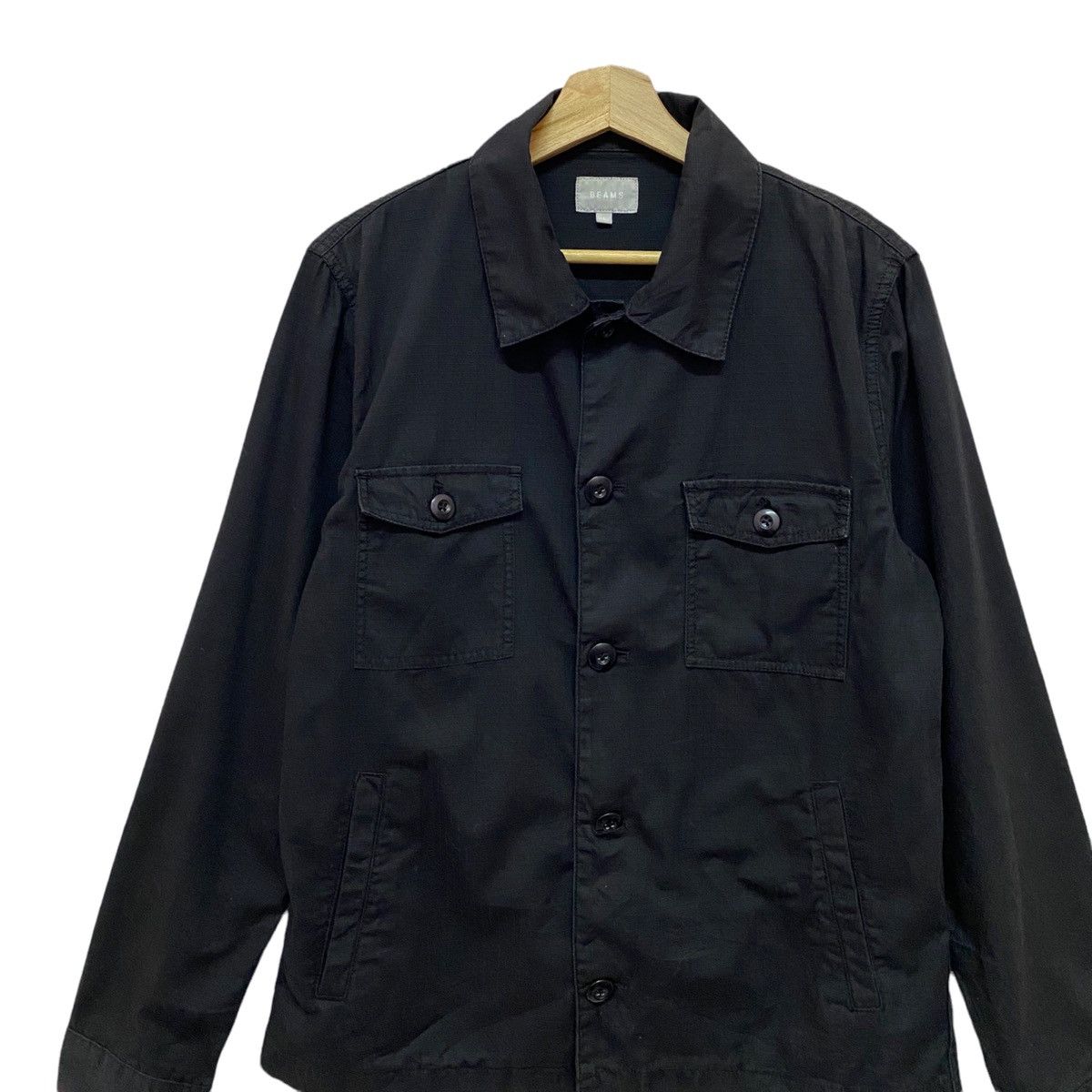 Beams Plus × Japanese Brand × Vintage 🔥BEAMS JAPAN MULTI POCKET WORKERS BUTTON STYLE SHIRT Size US S / EU 44-46 / 1 - 3 Thumbnail