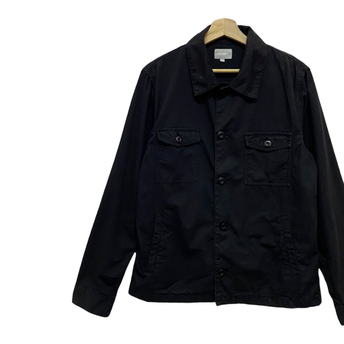 Beams Plus × Japanese Brand × Vintage 🔥BEAMS JAPAN MULTI POCKET WORKERS BUTTON STYLE SHIRT Size US S / EU 44-46 / 1 - 9 Thumbnail