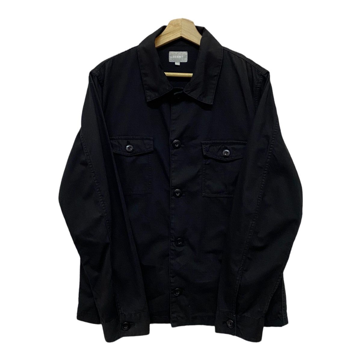 Beams Plus × Japanese Brand × Vintage 🔥BEAMS JAPAN MULTI POCKET WORKERS BUTTON STYLE SHIRT Size US S / EU 44-46 / 1 - 4 Thumbnail