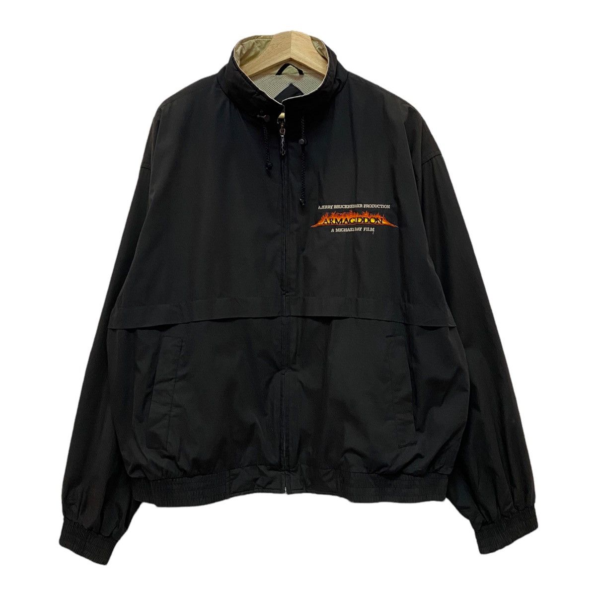 image of 1990X Clothing x Movie armageddon By Michael Bay Film Production Jacket in Black, Men's (Size XL)