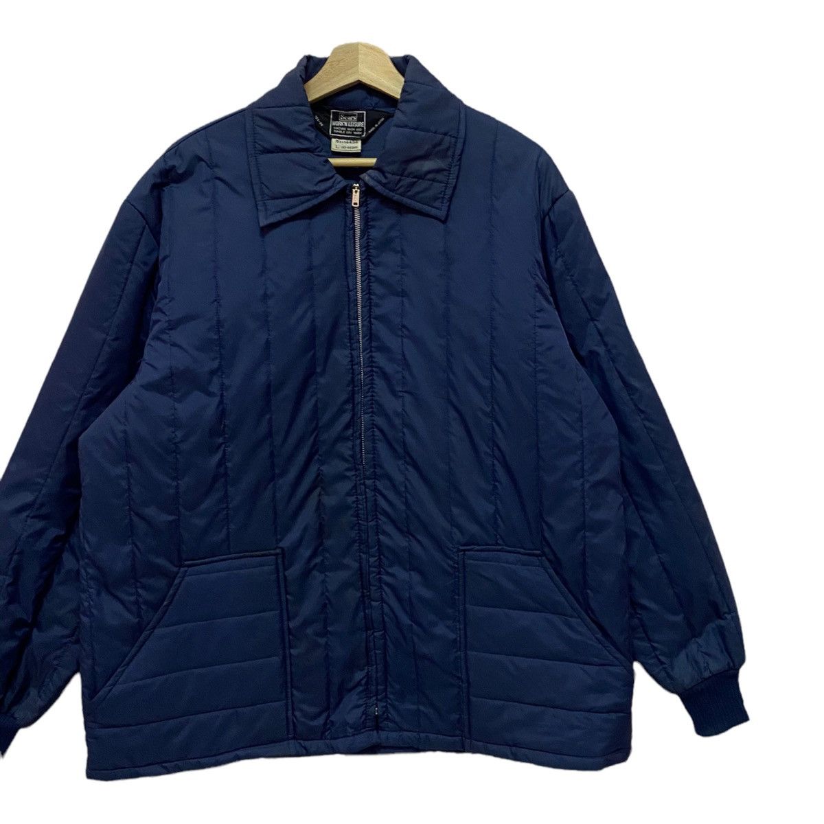 Sears OG🔥80s SEARS JAPAN ZIPPER LONG JACKET Size US L / EU 52-54 / 3 - 5 Thumbnail