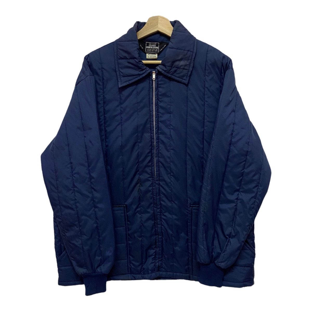 Sears OG🔥80s SEARS JAPAN ZIPPER LONG JACKET Size US L / EU 52-54 / 3 - 3 Thumbnail